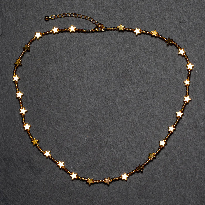 Short Star Necklace GOLD