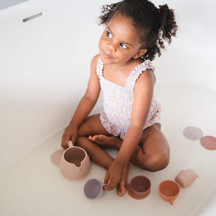 Silicone Tea Set - Petal | Kids Pretend Playset