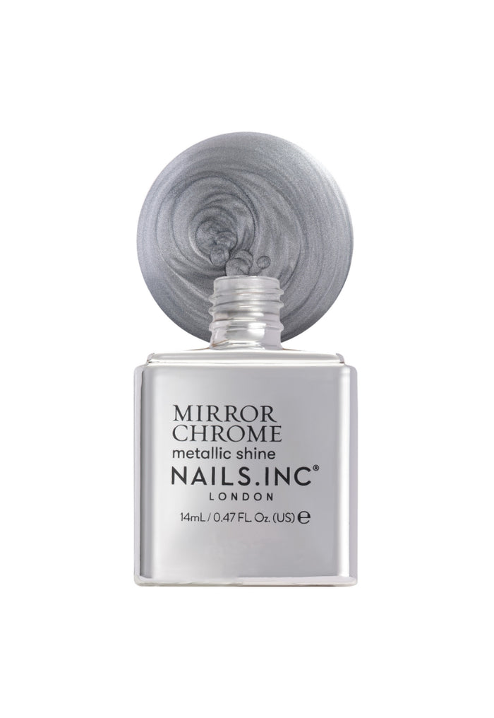 Silver Served Mirror Chrome Nail Polish