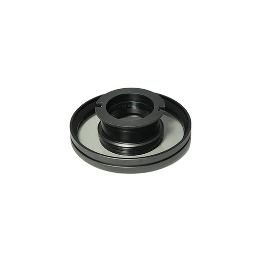 Simple Rotating Polarizer & Analyzer Kit for LED Microscope Ring Light, SKU ML02291131, three quarter front view