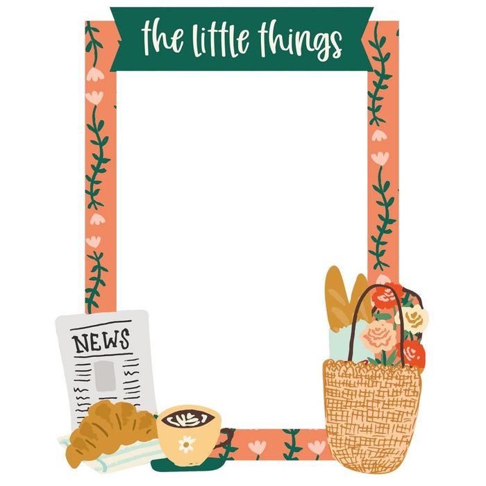 Simple Stories - Chipboard Frames - My Story. Embellishments can add whimsy, dimension, color and style to greeting cards, scrapbook pages, altered art, mixed media and more. Available at Embellish Away located in Bowmanville Ontario Canada.