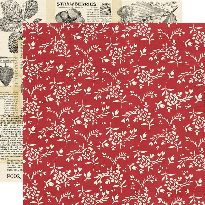 Simple Stories - Double-Sided Cardstock 12"X12" - Single Sheets - Simple Vintage Berry Fields. Start your project off right with the perfect paper for scrapbook pages, greeting cards, bookmarks, gift cards, mixed media and much more! Available at Embellish Away located in Bowmanville Ontario Canada. Berry Sweet