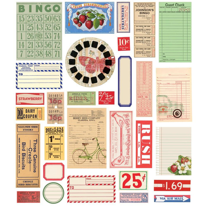 Simple Stories - Ephemera - 30/Pkg - Simple Vintage Berry Fields. Die-Cuts are a great addition to scrapbook pages, greeting cards and more! The perfect embellishment for all your paper crafting needs! Available at Embellish Away located in Bowmanville Ontario Canada.