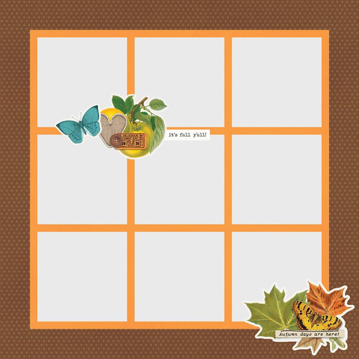 Simple Stories - Simple Pages Page Pieces - Harvest - Country Harvest. This package includes 10 Large Die Cut Cardstock Pieces. Made in USA. Available at Embellish Away located in Bowmanville Ontario Canada.