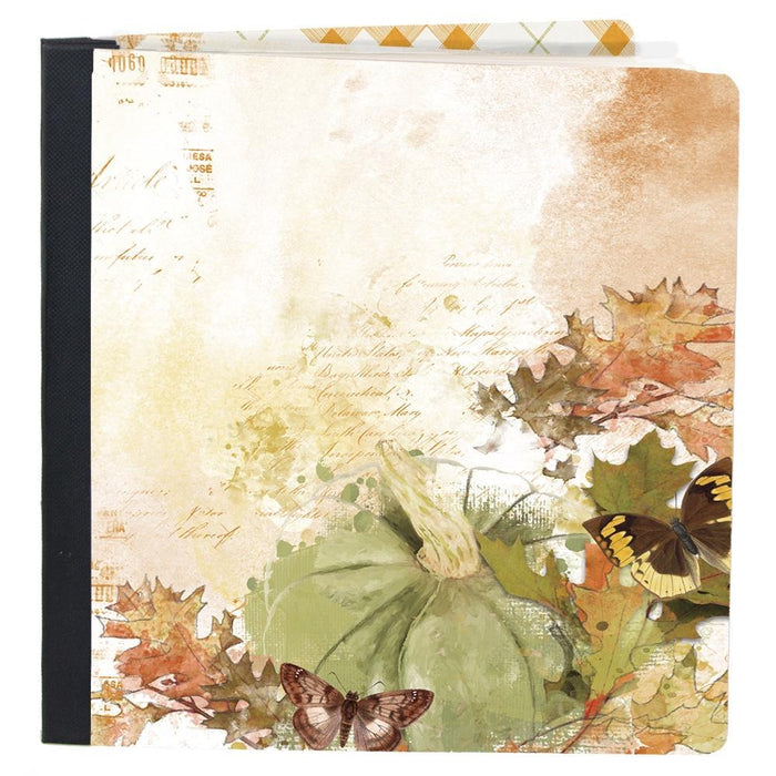 Simple Stories - Sn@p! Flipbook 6"X8" - Simple Vintage Country Harvest.  This album includes (10) Pocket Pages (3) 6x8, (3) 4x6, (2) 3x4 and (2) 3x4/4x6. Made in USA. Available at Embellish Away located in Bowmanville Ontario Canada.