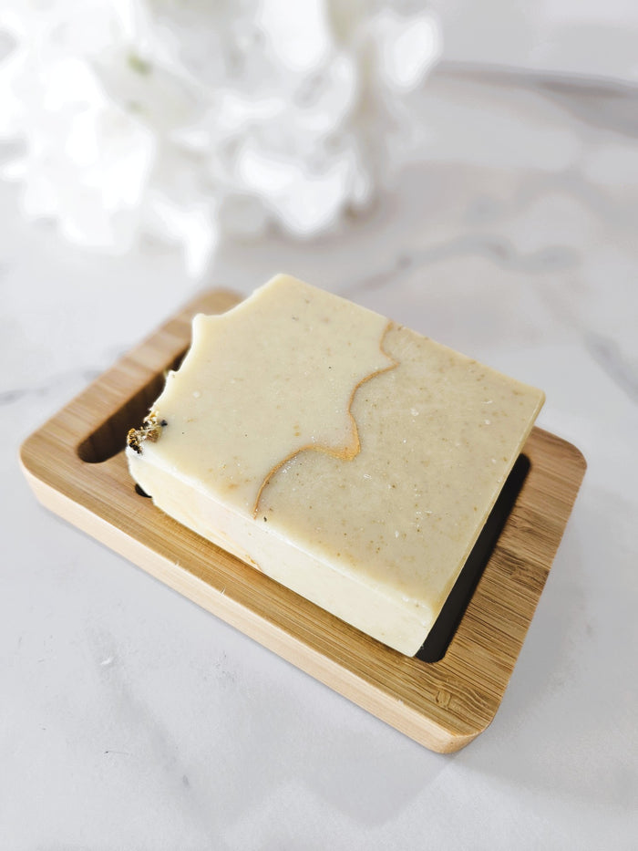 Slotted Bamboo Soap Dish
