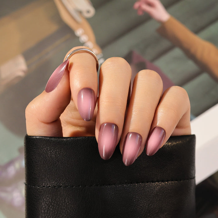 Smoky Plum | Short Almond | SALON PRESS™