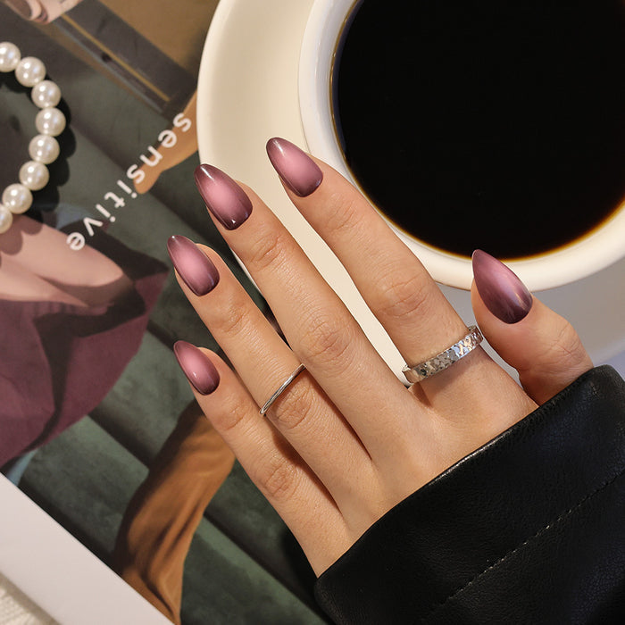 Smoky Plum | Short Almond | SALON PRESS™