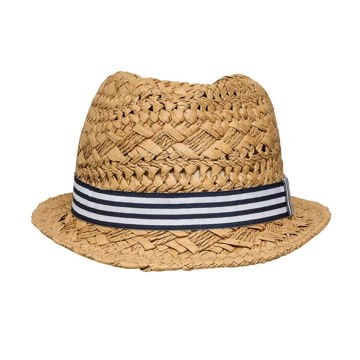 Snapper Rock Navy Stripe Fedora