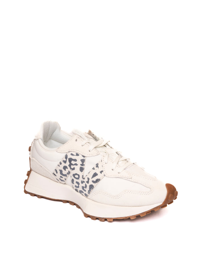NEW BALANCE Sneaker 327 bianco/animalier 327 D PJ-WHT/ANIM
