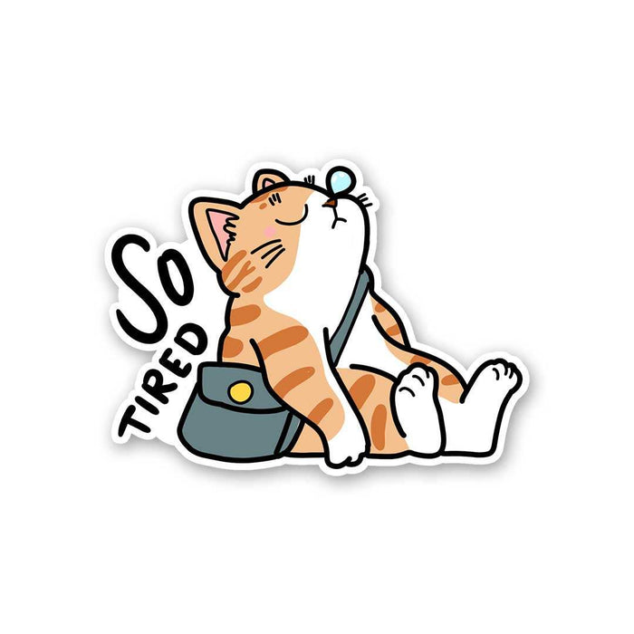 So Tired Sticker - Stickers | STICK IT UP