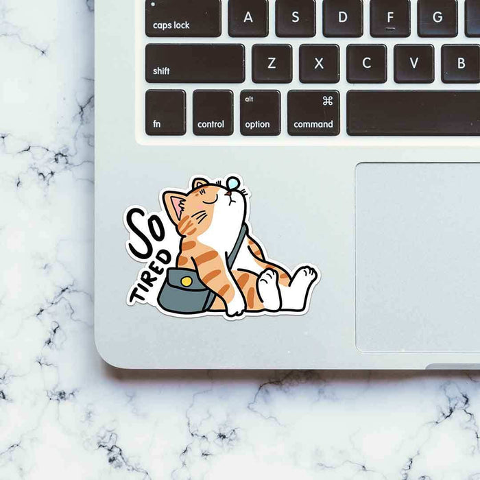 So Tired Sticker - Stickers | STICK IT UP