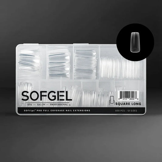 SOFGEL SOFTIPS PRO™ XII - Standard Square Long, 500 pcs