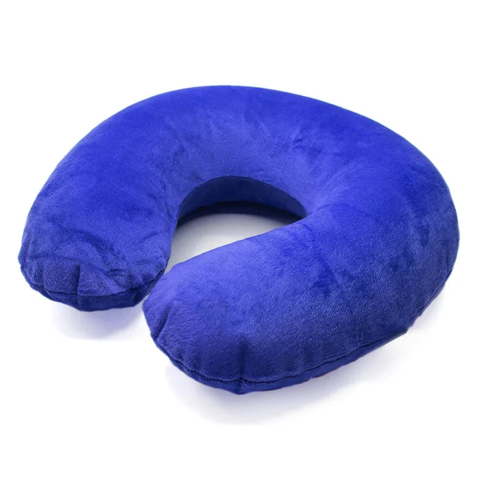 Blue Travel Pillow