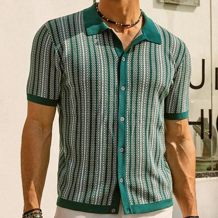 Solano - Herringbone Slim-Fit Polo Shirt