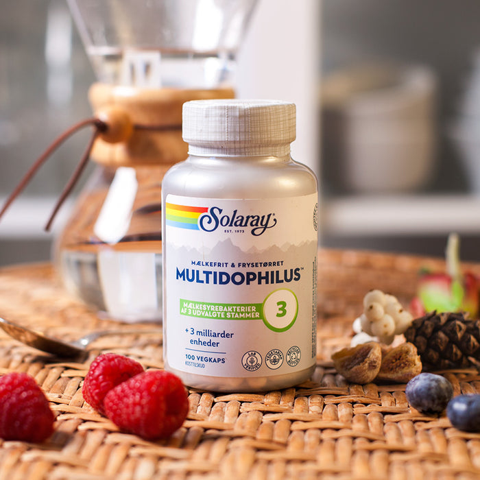 Solaray -  Multidophilus 3 (mælkesyrebakterier) - 100 kap