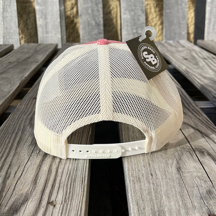 Southern Bred Apparel Company Natural Logo Leather Patch Richardson 115CH Low Profile Adjustable Snap Back Cap