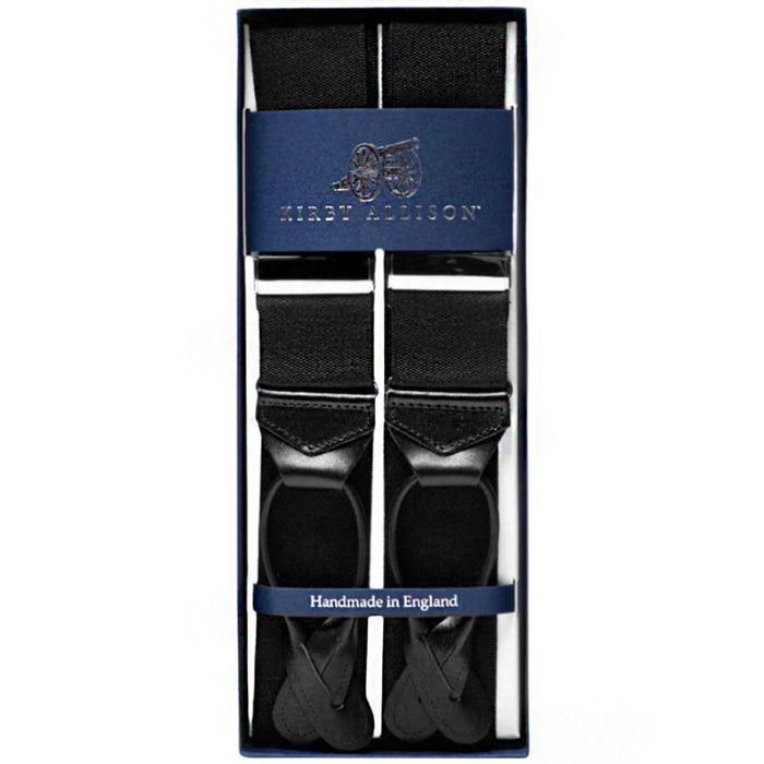 Sovereign Grade Solid Black Braces