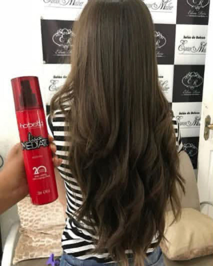 Spray Liso Imediato/Smooth Straightener - 250ML / 6.76fl oz - Thermal protection and anti-frizz effect for all hair types. Heat Protectant Spray.