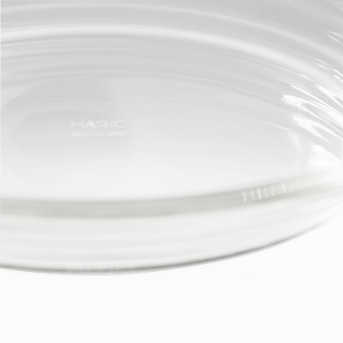 Stackable Heat-Resistant Glass Oval Dish