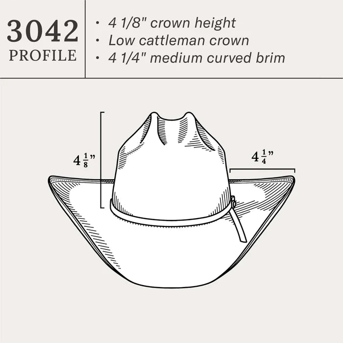 Stetson SSBKER-304281 10X Baker Natural Straw Hat SALE