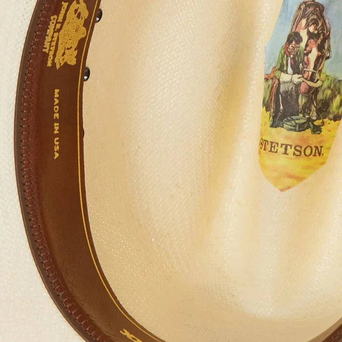 Stetson SSCRCMK-603681 10X Carson Natural Shantung Straw Hat SALE