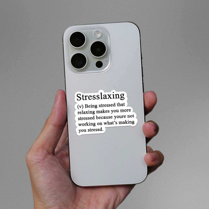 Stresslaxing Sticker - Stickers | STICK IT UP