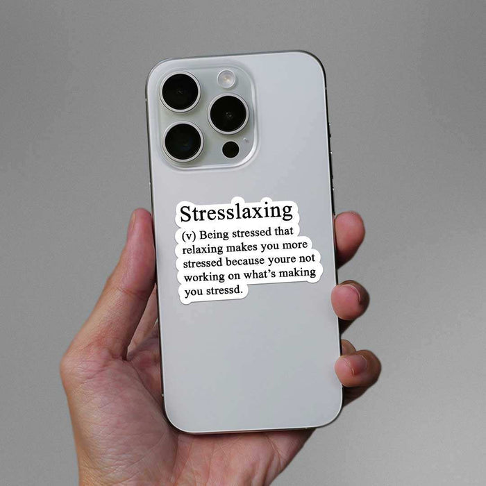 Stresslaxing Sticker - Stickers | STICK IT UP