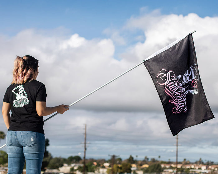 Suavecita Mascot Flag
