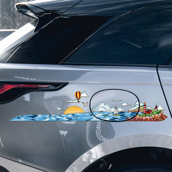 Summer beach Infinity Sticker - Infinity Stickers | STICK IT UP