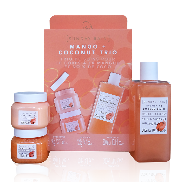 Sunday Rain Mango and Coconut Trio