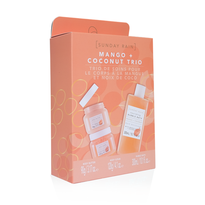 Sunday Rain Mango and Coconut Trio