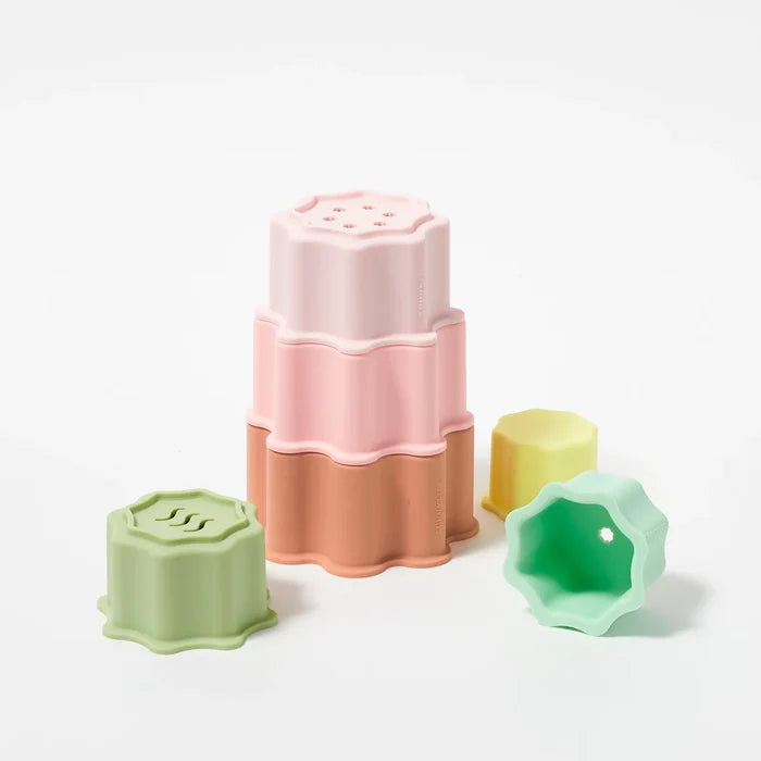 Sunny Life Silicone Stacking Tower-Circus