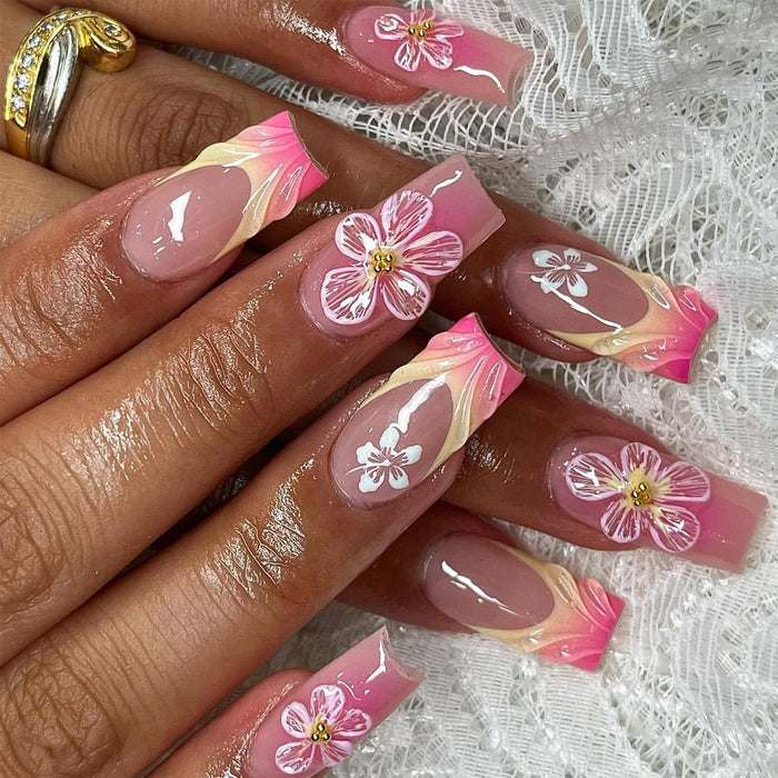Sunset Bloom | Long Square | EASY PRESS™