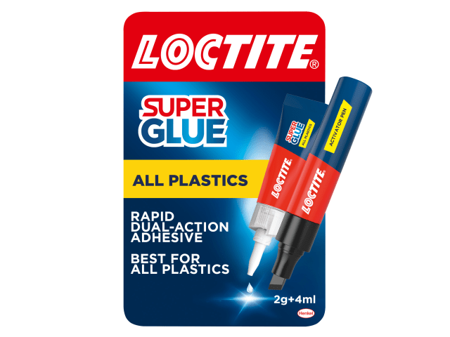 Super Glue All Plastics Pen 2g + 4ml Tube