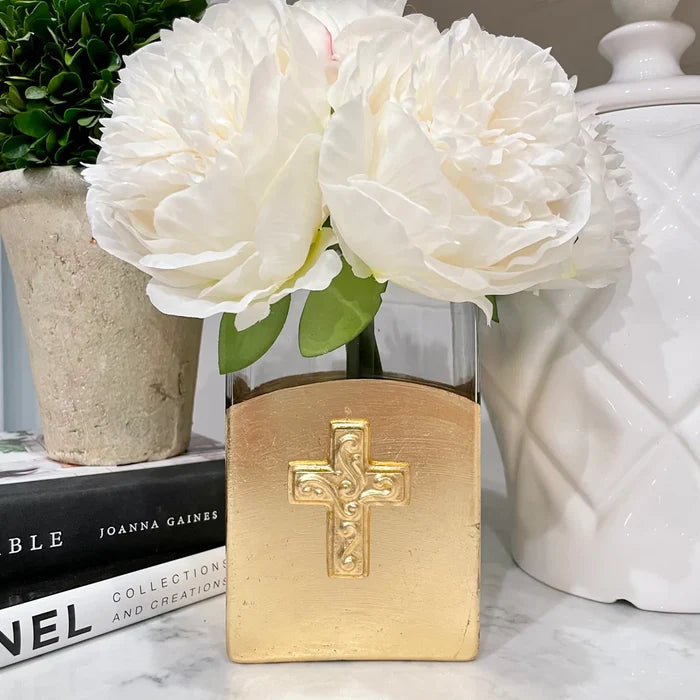 Susan Lange Flat Cross Rectangle Vase