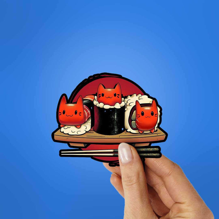 Sushi Cat Sticker - Stickers | STICK IT UP