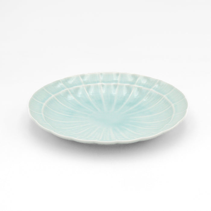 Suzune Bluegreen Oval Plate