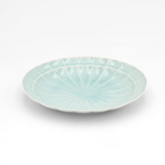 Suzune Bluegreen Oval Plate