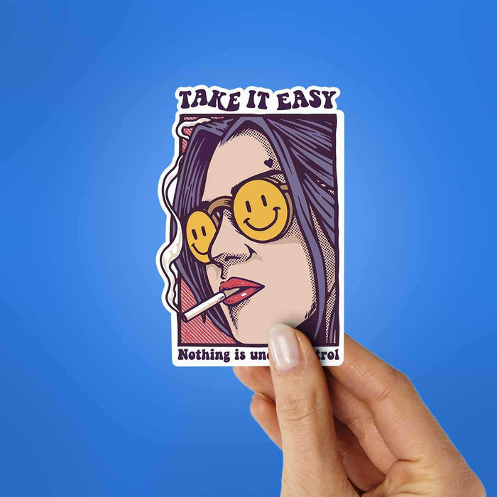 Take It Easy Sticker - Stickers | STICK IT UP