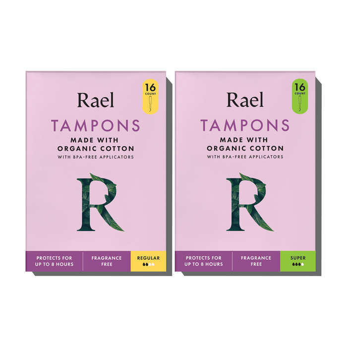 Tampon Variety Pack Made With Organic Cotton