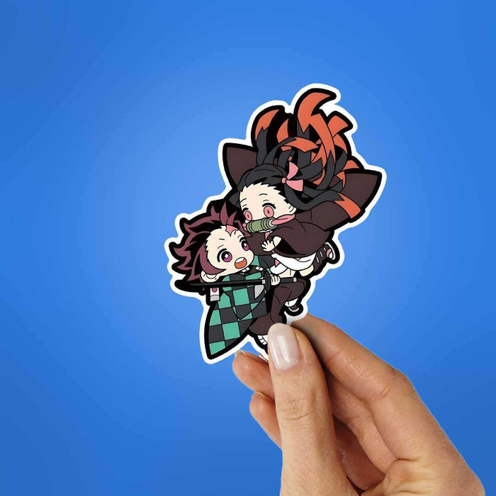 Tanjro & Nezuko Kamado Sticker - Stickers | STICK IT UP
