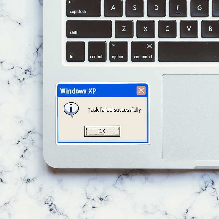 Task Failed Successfully Sticker - Stickers | STICK IT UP