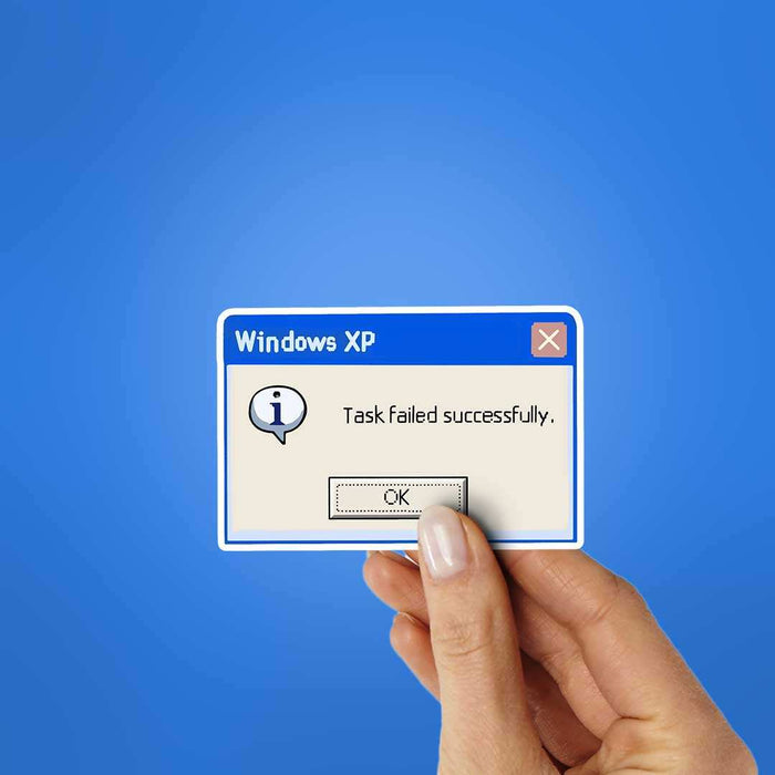 Task Failed Successfully Sticker - Stickers | STICK IT UP