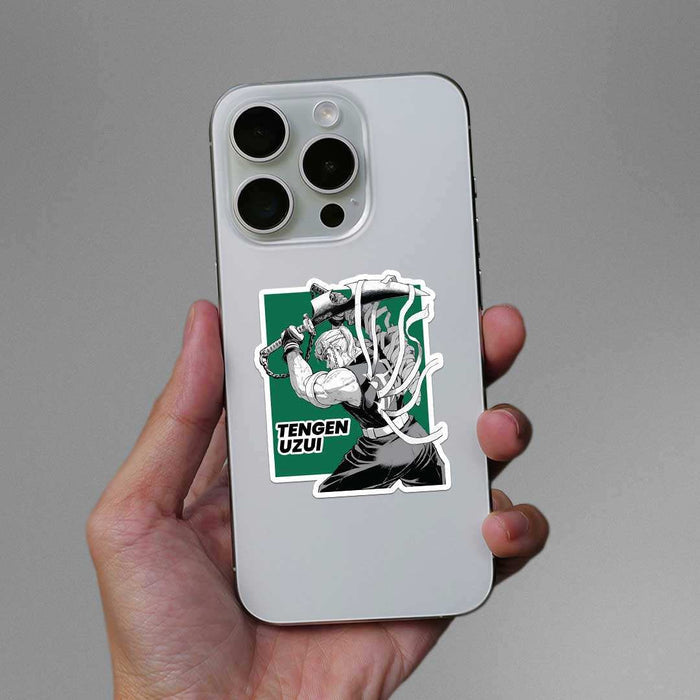 Tengen Uzui With Sword Sticker - Stickers | STICK IT UP