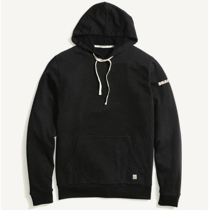 Snagged Black Marine Layer Sweatshirt