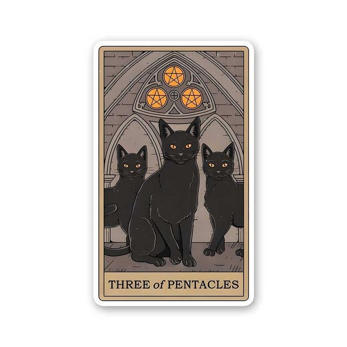 Three Of Pentacles Sticker - Stickers | STICK IT UP