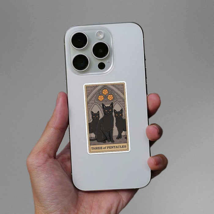 Three Of Pentacles Sticker - Stickers | STICK IT UP