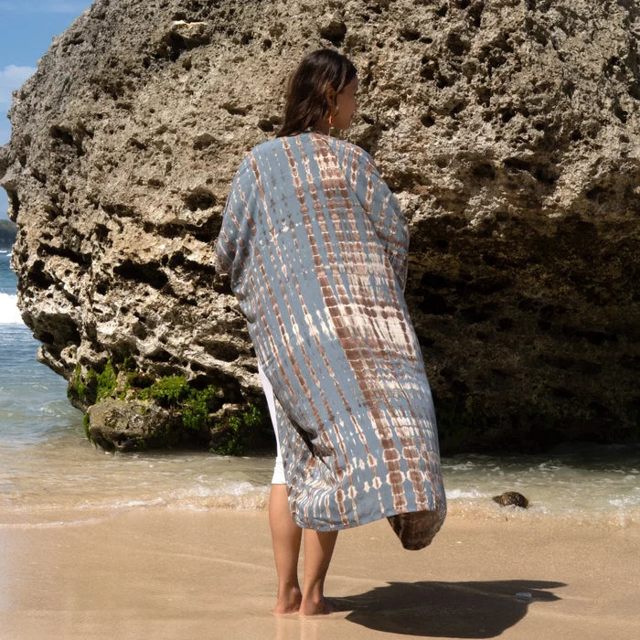 Tie Dye Long Kimono