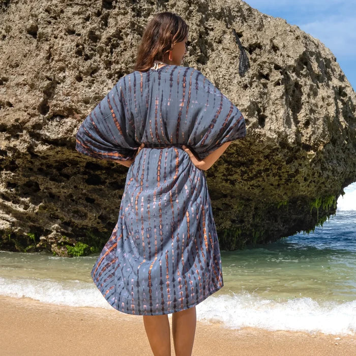 Tie Dye Long Kimono